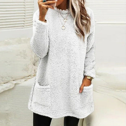 ND | Pull douillet en peluche polaire avec poches