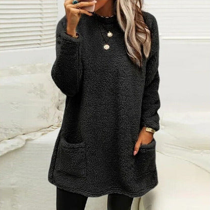 ND | Pull douillet en peluche polaire avec poches