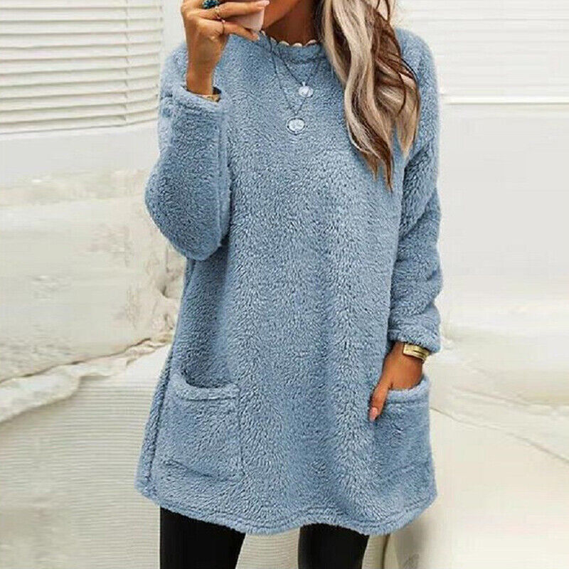 ND | Pull douillet en peluche polaire avec poches