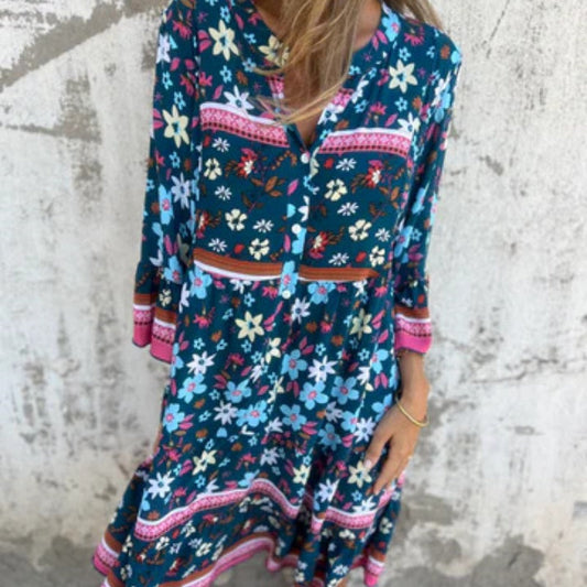 EP | Robe maxi florale de luxe