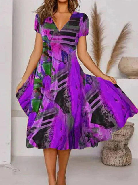 EP | Robe d'été bohème avec décolleté en V