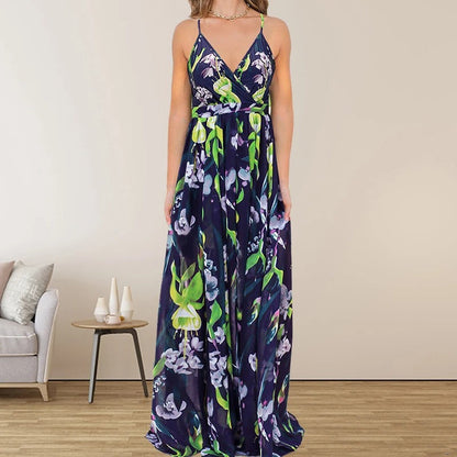 EP | Robe longue à imprimé multicolore