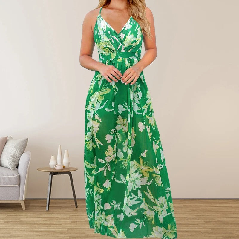 EP | Robe longue à imprimé multicolore
