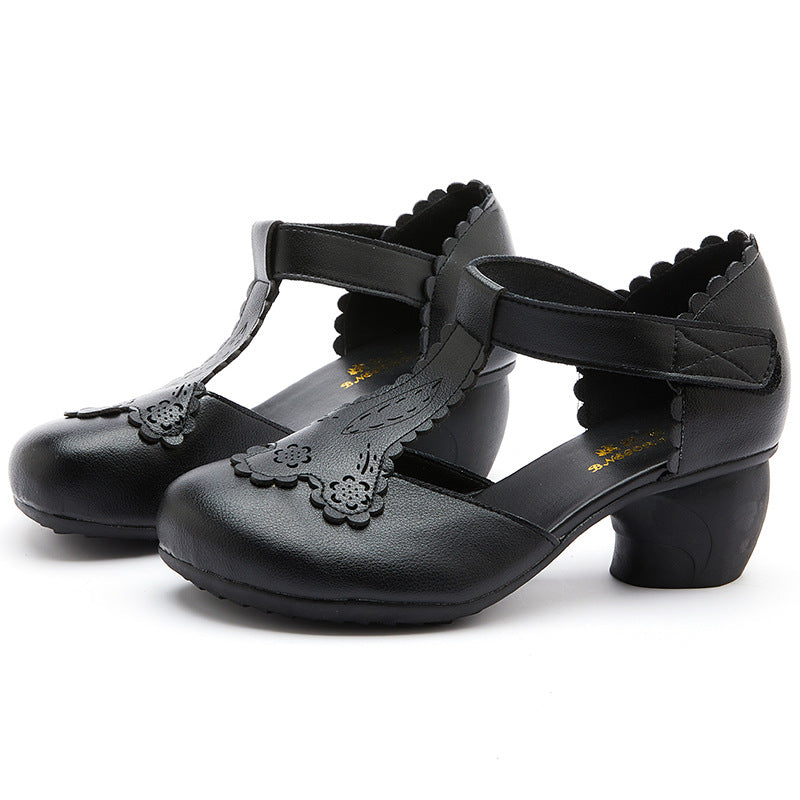 ND | Style vintage intemporel Chaussures de loisirs à talons
