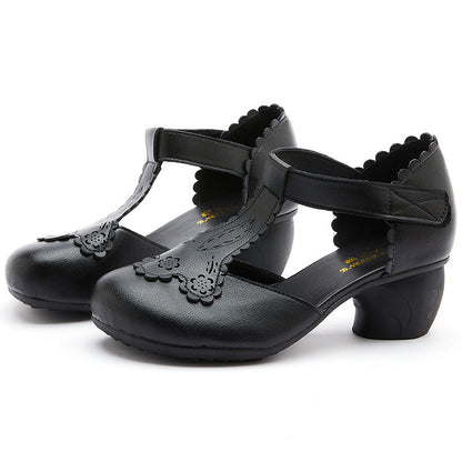 ND | Style vintage intemporel Chaussures de loisirs à talons