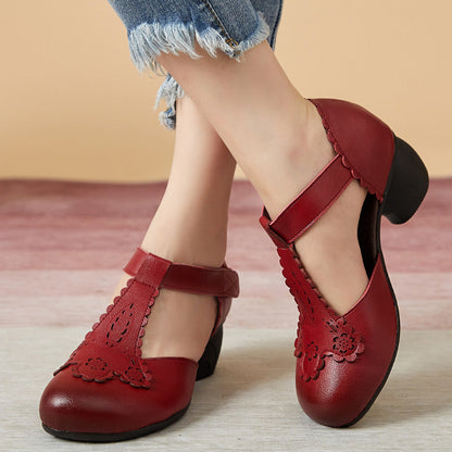 ND | Style vintage intemporel Chaussures de loisirs à talons